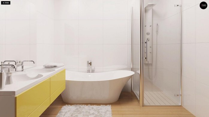 Проект дома U200 L + 100 - 17 Одноэтажные дома в Киеве