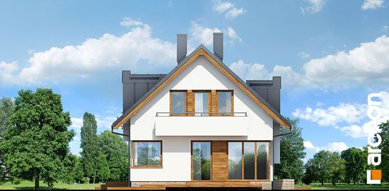 Проект дома Дом в амариллисах вер.2 - 5 С мансардным этажом дома в Киеве