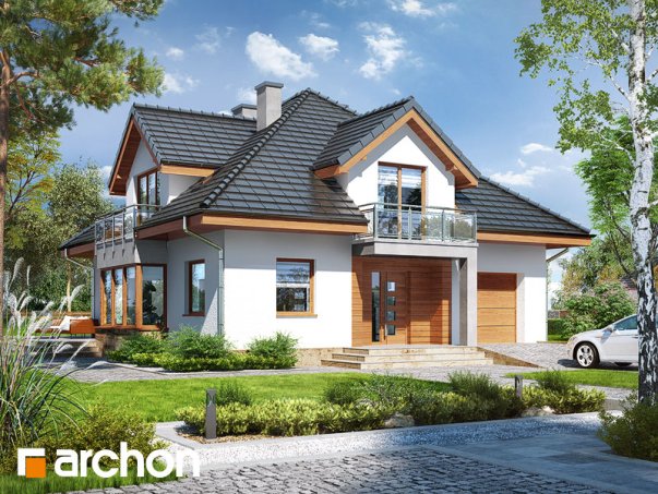 Проект дома Дом в тимьяне 3 (Н) - 1 С мансардным этажом дома в Киеве