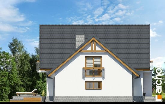 Проект дома Дом в абрикосах (H) вер.2 - 5 С мансардным этажом дома в Киеве