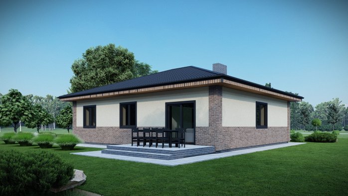 Проєкт будинку DBT 669 - Одноповерхові дома у Києві