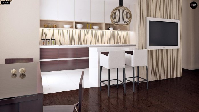 Проект дома U196 - 3 Одноэтажные дома в Киеве