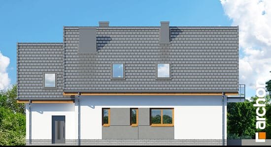 Проект дома Дом в рододендронах 16 - 6 С мансардным этажом дома в Киеве