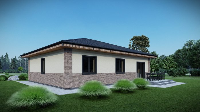 Проєкт будинку DBT 669 - Одноповерхові дома у Києві