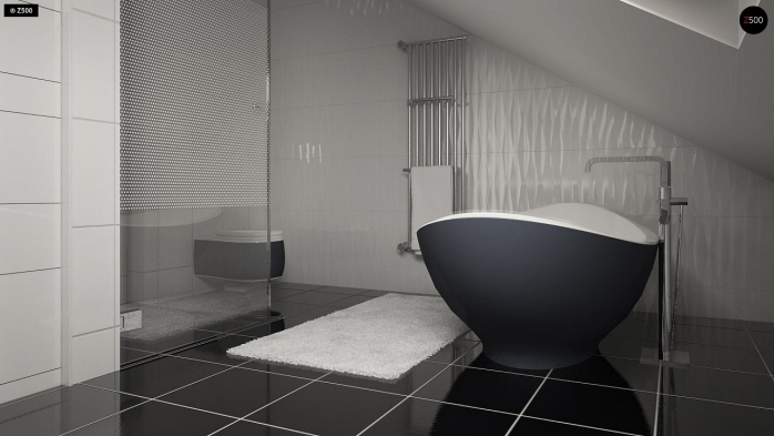 Проект дома U119 - 22 С мансардным этажом дома в Киеве