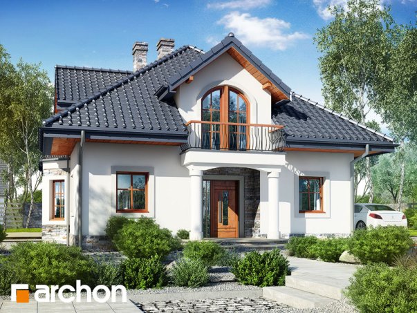 Проект дома Дом в тимьяне 10 (П) - 1 С мансардным этажом дома в Киеве