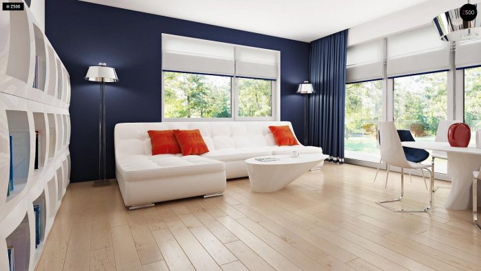 Проект дома U211 S - 5 С мансардным этажом дома в Киеве