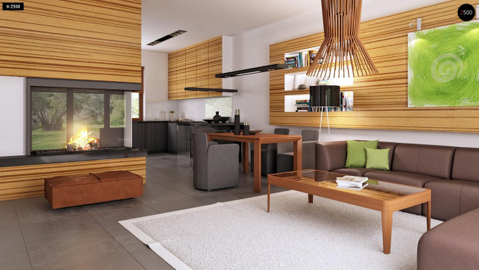 Проект дома U64 a - 7 С мансардным этажом дома в Киеве