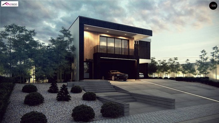 Проект дома Ux204 - 4 Двухэтажные дома в Киеве