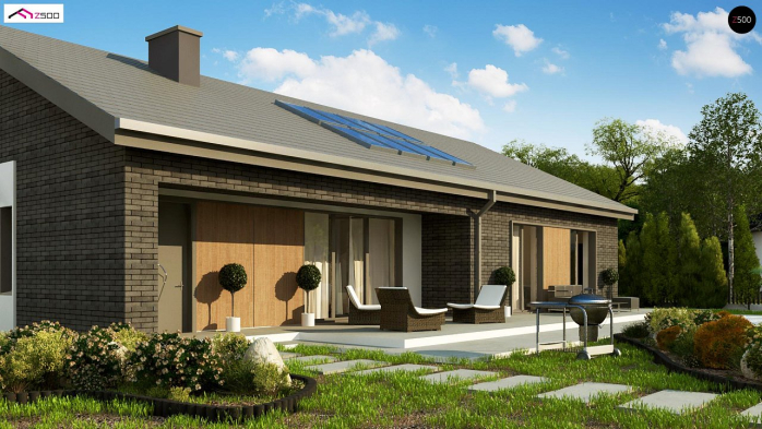 Проект дома U387 - 5 Одноэтажные дома в Киеве
