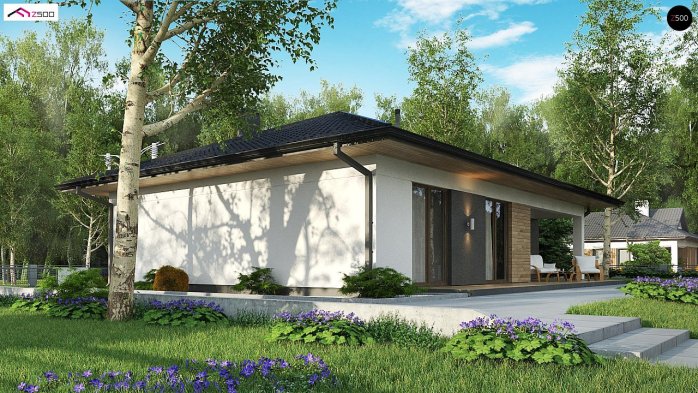 Проект дома U368 D - 5 Одноэтажные дома в Киеве