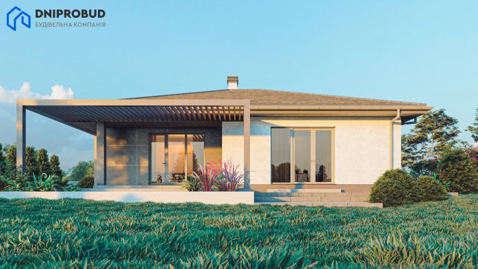 Проєкт будинку DB 45 - Одноповерхові дома у Києві