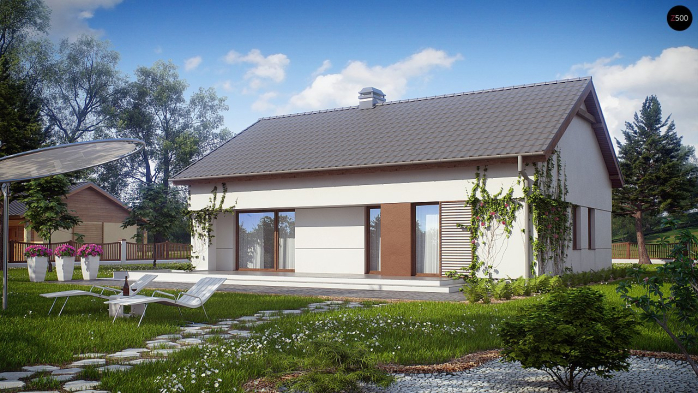 Проект дома U191 - 1 Одноэтажные дома в Киеве