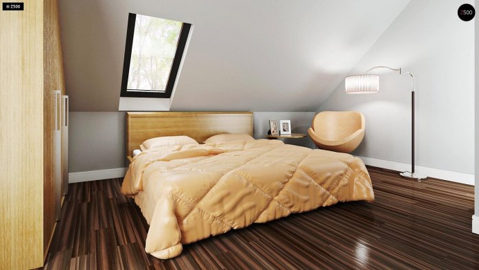 Проект дома U99 - 15 С мансардным этажом дома в Киеве