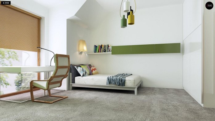 Проект дома Ub5 - 8 С мансардным этажом дома в Киеве