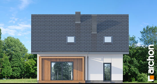 Проект дома Дом в бруснике 5 - 6 С мансардным этажом дома в Киеве