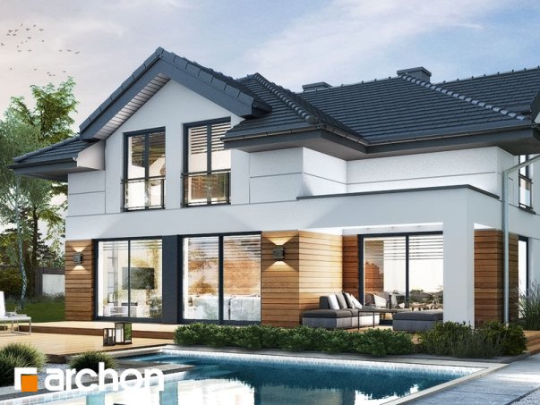 Проект дома Вилла Миранда 5 (Г2) - 2 С мансардным этажом дома в Киеве