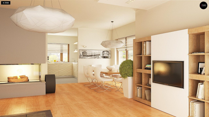 Проект дома U270 A - 10 С мансардным этажом дома в Киеве