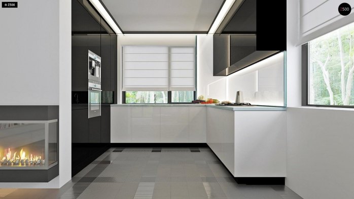 Проект дома U273 a - 10 Одноэтажные дома в Киеве