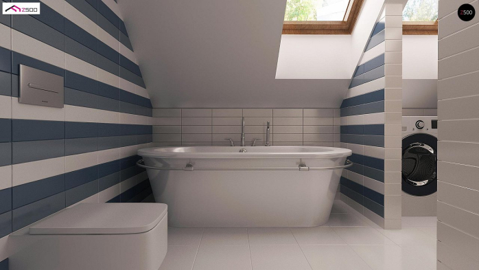 Проект дома U217 - 12 С мансардным этажом дома в Киеве