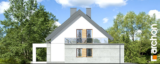 Проект дома Дом в арабисах - 4 С мансардным этажом дома в Киеве