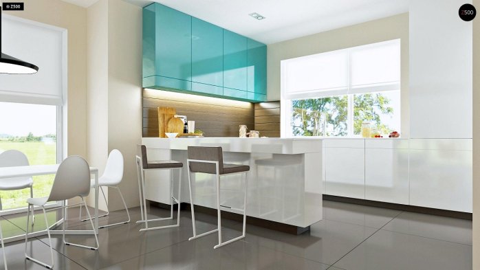 Проект дома U92 - 8 С мансардным этажом дома в Киеве