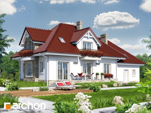 Проект дома Дом в каллах (Г2) вер.2 - 2 С мансардным этажом дома в Киеве