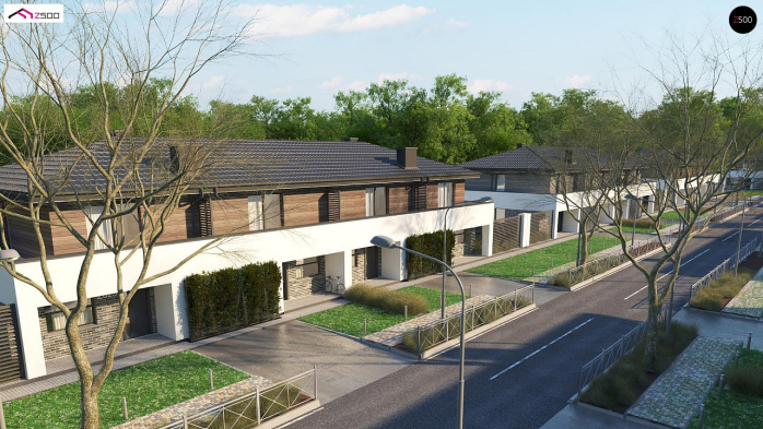 Проект дома Ub23 - 1 Двухэтажные дома в Киеве