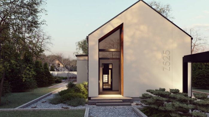 Проект дома U525 - 2 Одноэтажные дома в Киеве