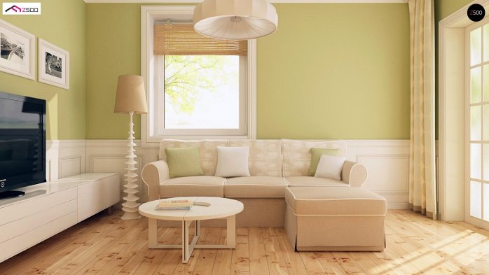 Проєкт будинку U71 GL - З мансардним поверхом дома у Києві