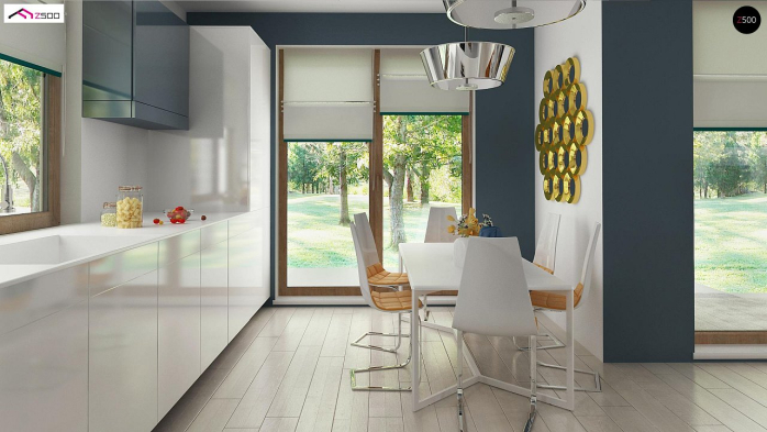 Проект дома U258 - 8 Одноэтажные дома в Киеве