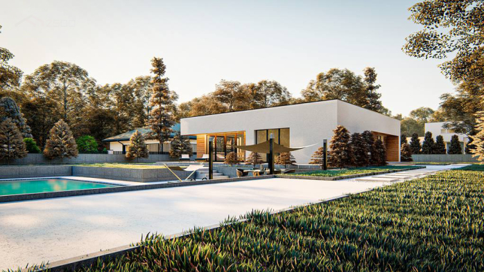 Проект дома Ux176 - 7 Одноэтажные дома в Киеве