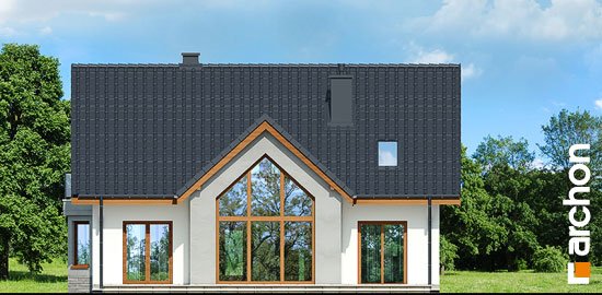 Проект дома Дом в мелиссе вер.2 - 6 С мансардным этажом дома в Киеве