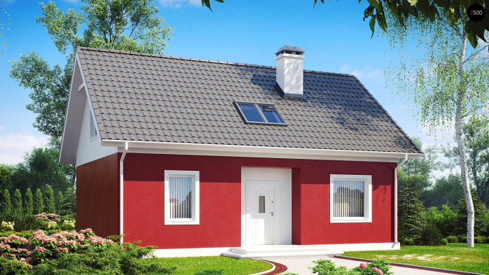 Проект дома U34 - 2 С мансардным этажом дома в Киеве