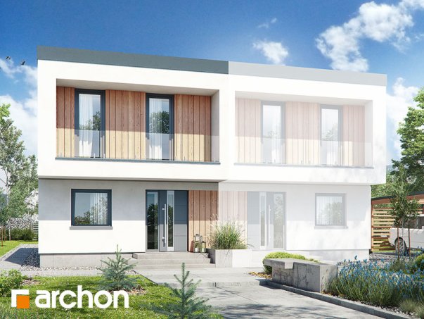 Проект дома Дом в тунбергиях 4 (б) - 1 Двухэтажные дома в Киеве