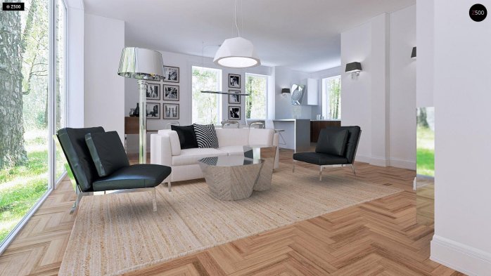 Проєкт будинку U226 - З мансардним поверхом дома у Києві