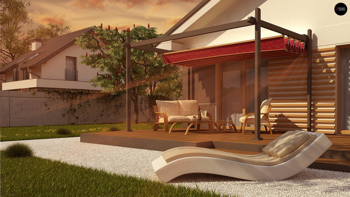 Проект дома U329 - 6 Одноэтажные дома в Киеве