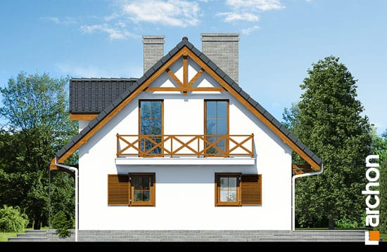 Проект дома Дом в землянике 3 (П) вер.2 - 4 С мансардным этажом дома в Киеве