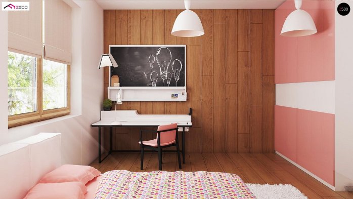 Проект дома U8 B 40 - 7 С мансардным этажом дома в Киеве