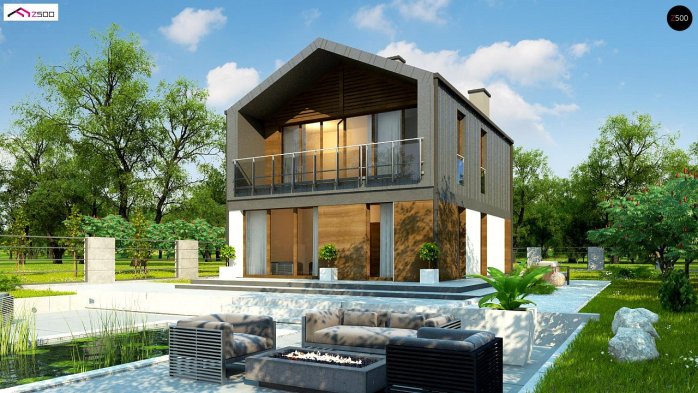 Проект дома U396 - 4 Двухэтажные дома в Киеве