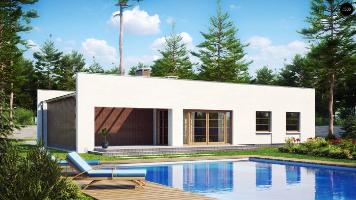 Проект дома Ux13 - 2 Одноэтажные дома в Киеве