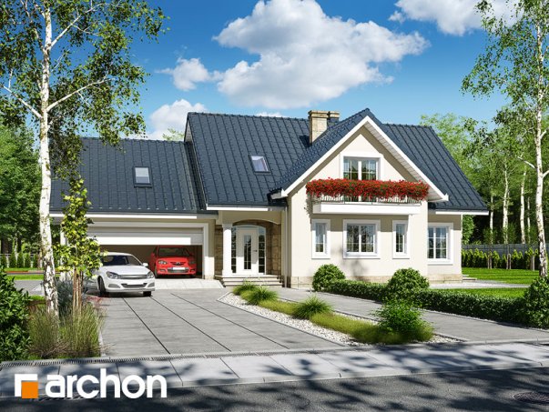 Проект дома Дом в лобелиях (Г2) - 1 С мансардным этажом дома в Киеве