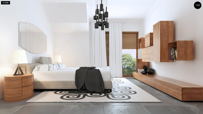 Проект дома Ub5 - 9 С мансардным этажом дома в Киеве