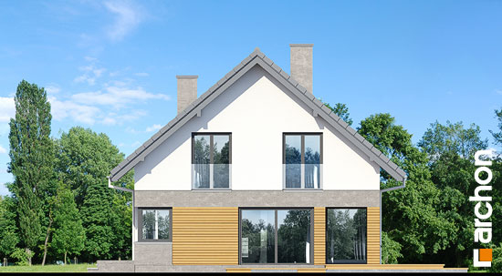 Проект дома Дом в аурорах 6 - 5 С мансардным этажом дома в Киеве