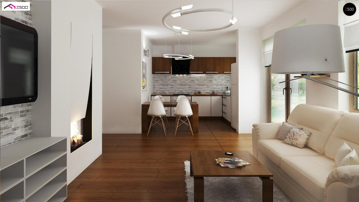 Проект дома U60 - 3 Одноэтажные дома в Киеве