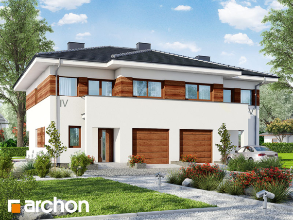 Проект дома Вилла Юлия вер.3 - 1 Двухэтажные дома в Киеве