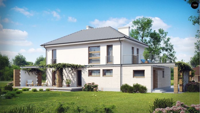 Проект дома Ux6 - 2 Двухэтажные дома в Киеве