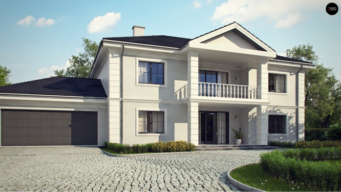 Проект дома Ux113 - 3 Двухэтажные дома в Киеве