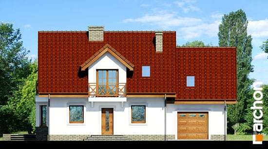 Проект дома Дом в рододендронах 19 - 3 С мансардным этажом дома в Киеве