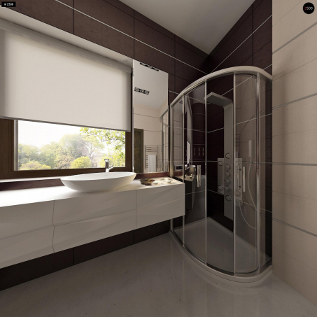 Проект дома U261 v1 - 13 С мансардным этажом дома в Киеве